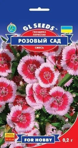 Гвоздика Рожевий сад 020436 фото